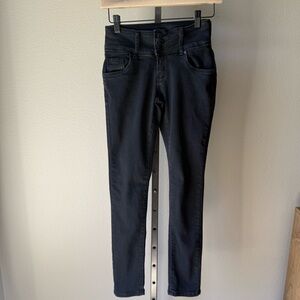 Bamboo Jeans black stretchy skinny jeans size 3